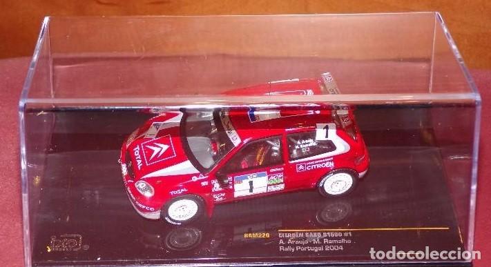 CITROEN SAXO KIT CAR RALLYE DE PORTUGAL 2004 A.ARAUJO - M.RAMALHO ESCALA 1/43 DE IXO EN CAJA