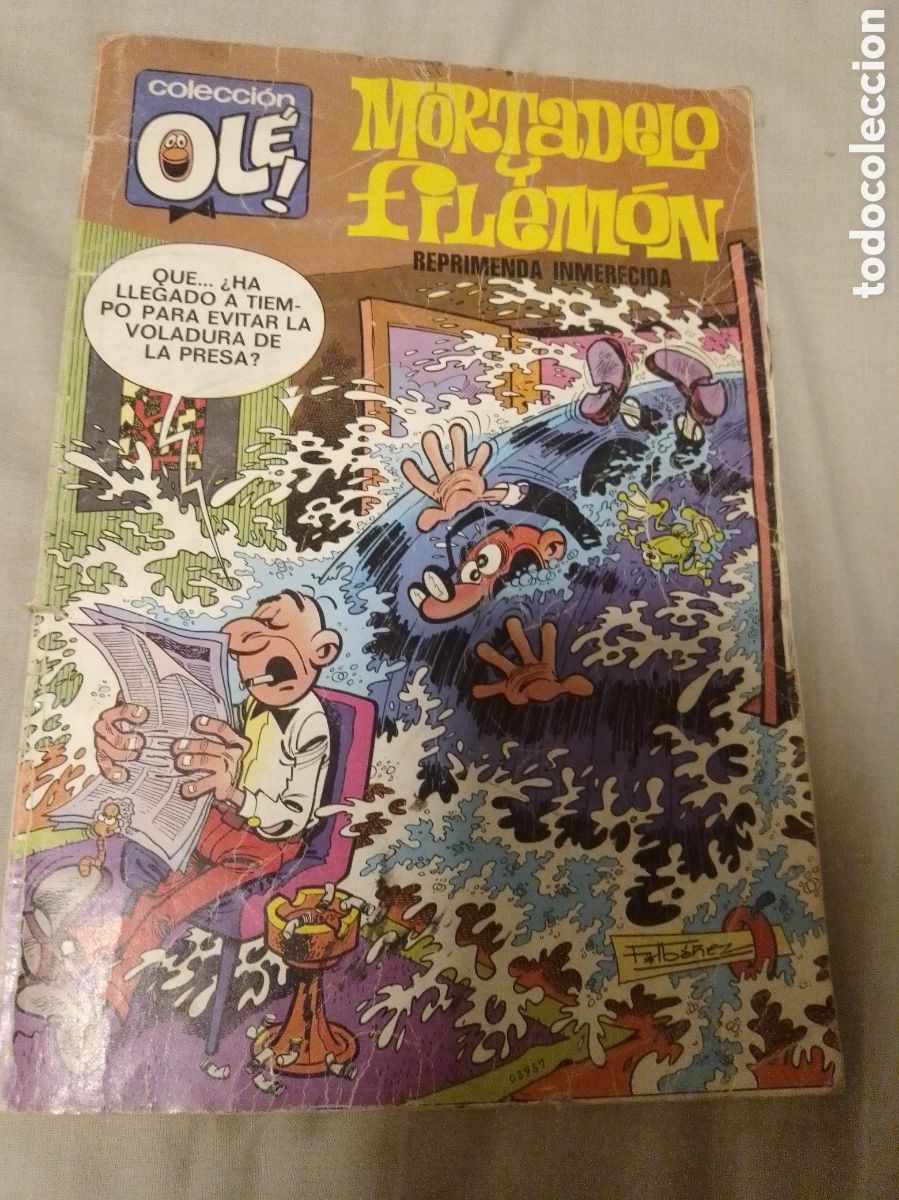 TEBEO ANTIGUO DE MORTADELO Y FILEMÓN COLECCIÓN olé!