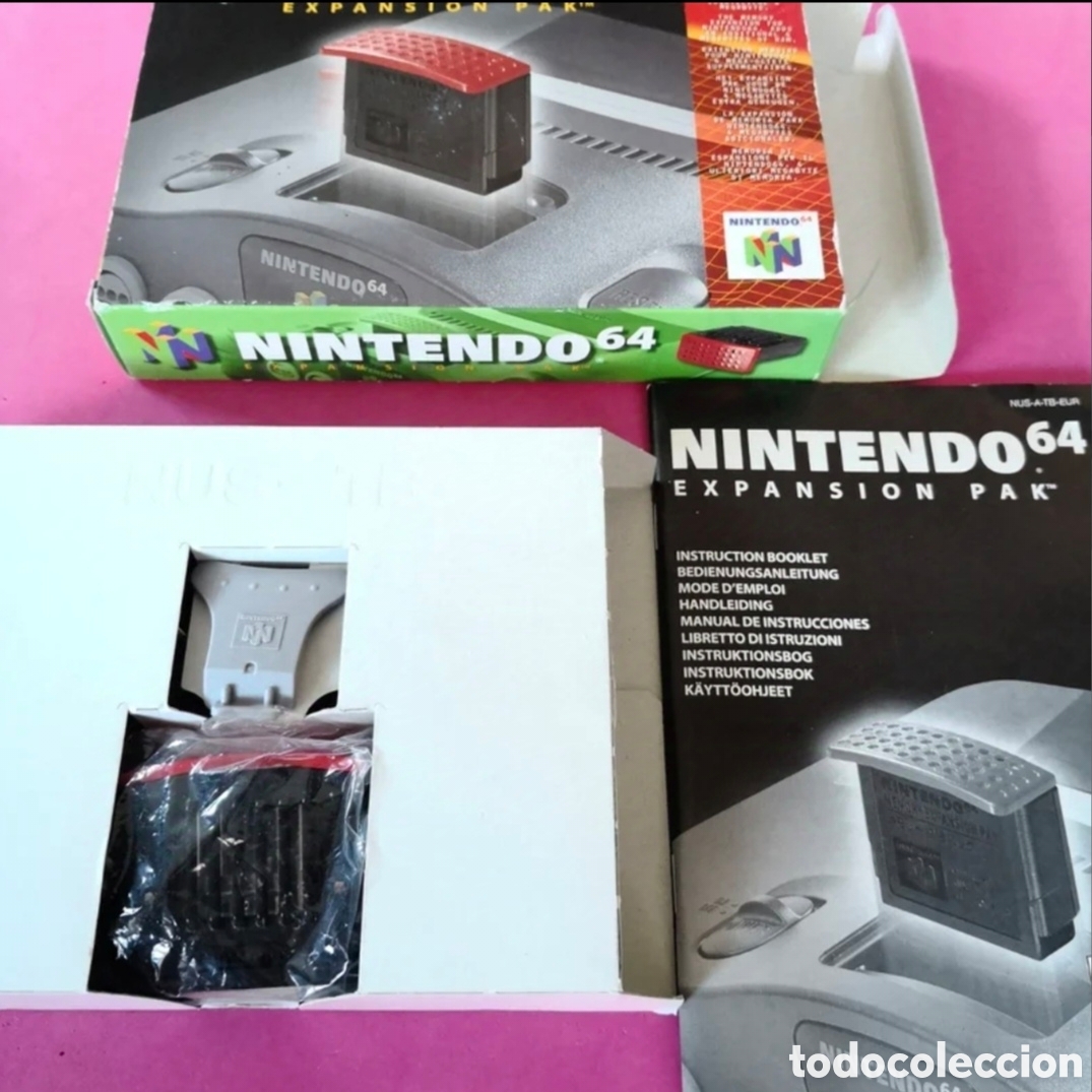 Expansión pak completo caja Nintendo 64