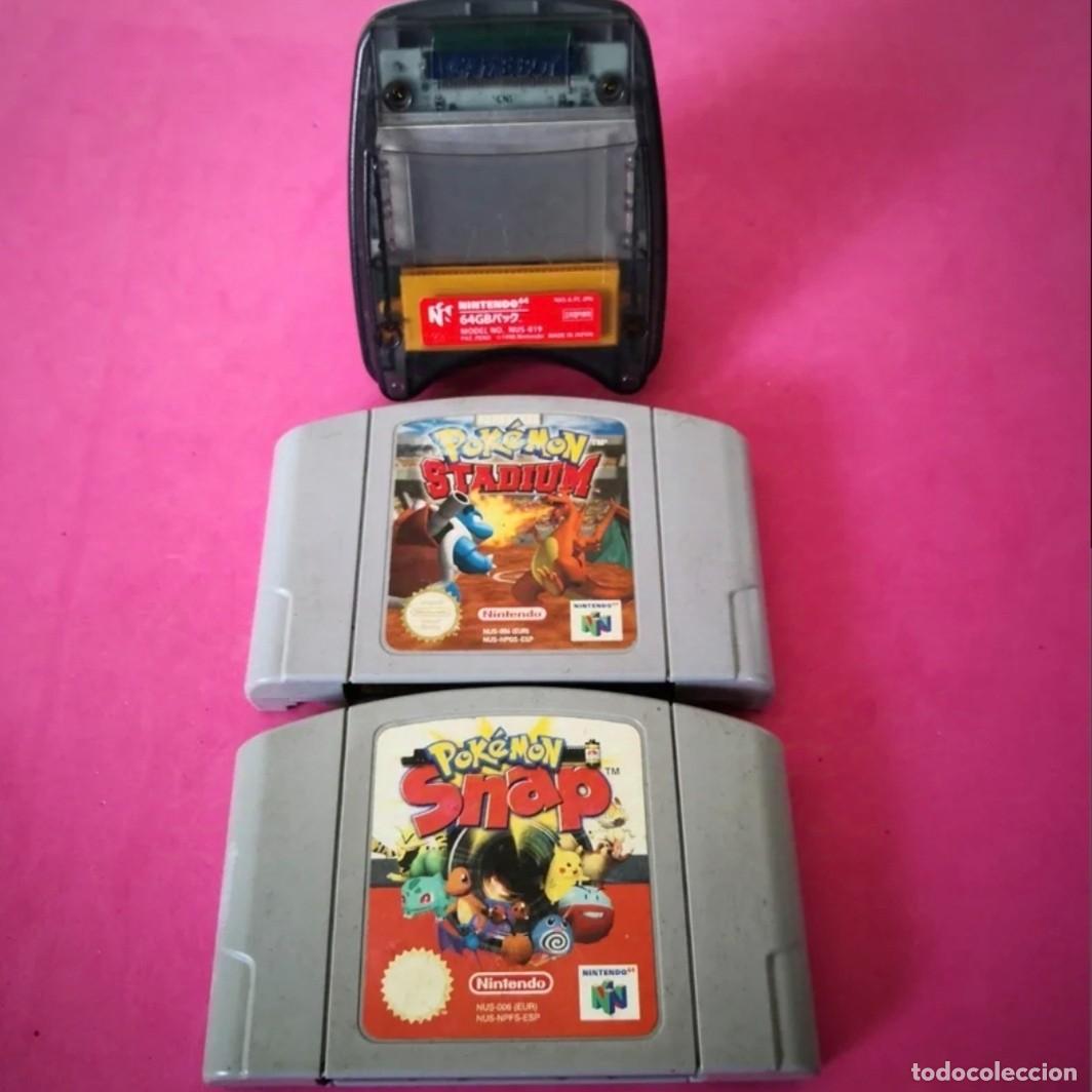 Pack Pokemon Nintendo 64 stadium + snap + transfer