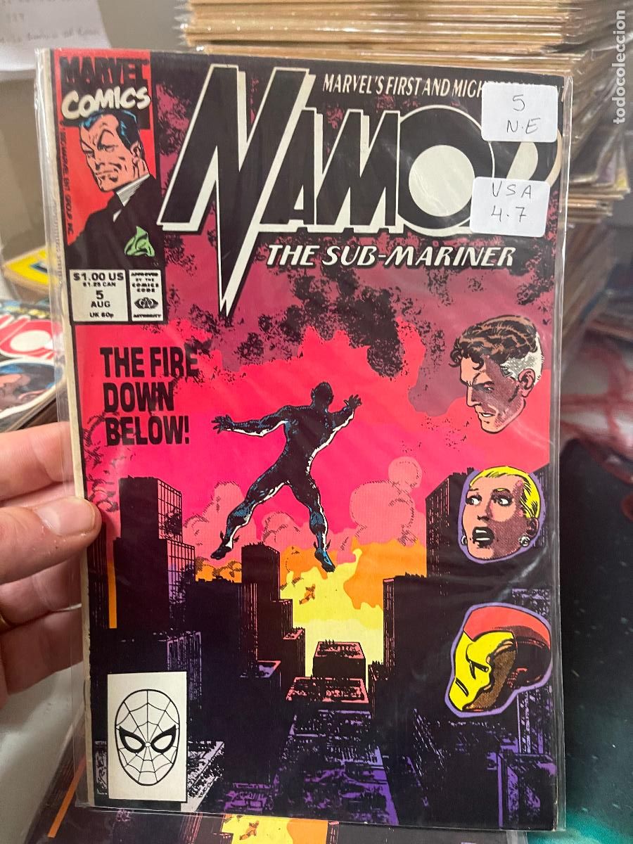 NAMOR THE SUB-MARINER MARVEL COMICS NUMERO 5 NORMAL ESTADO