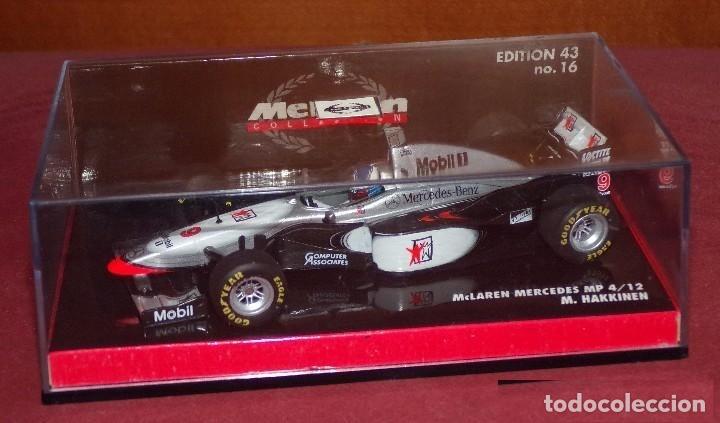 MCLAREN MERCEDES F1 MP4/ 12 M.HAKKINEN ESCALA 1/43 DE MINICHAMPS EN CAJA