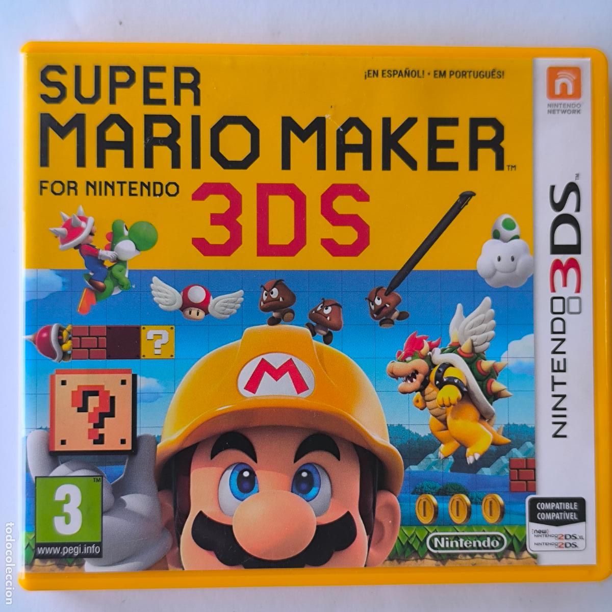 Super Mario Maker - Nintendo 3DS - Nintendo 3DS SOLO CAJA ,SIN JUEGO