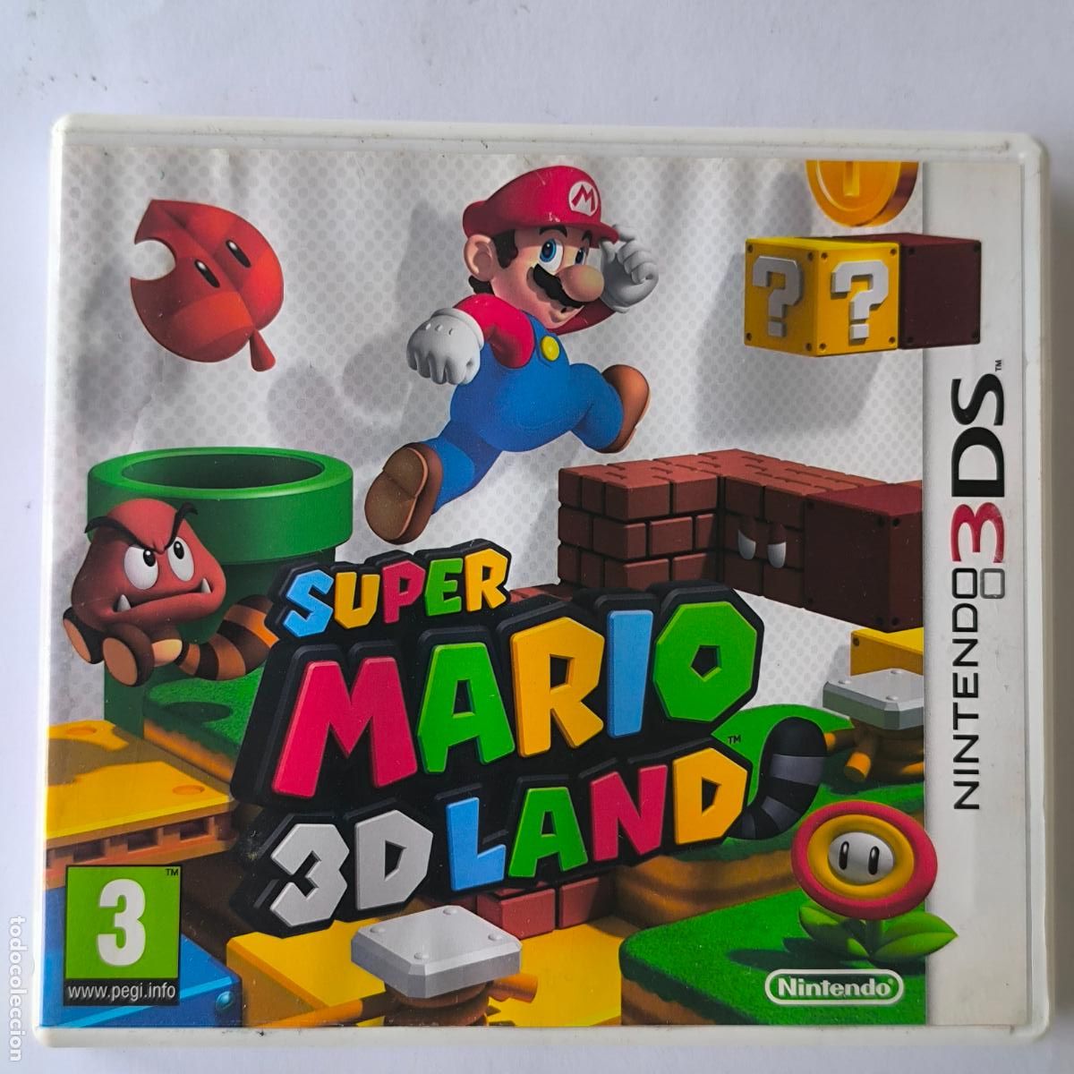 SUPERMARIO 3DLAND, - Nintendo 3DS - Nintendo 3DS SOLO CAJA ,SIN JUEGO