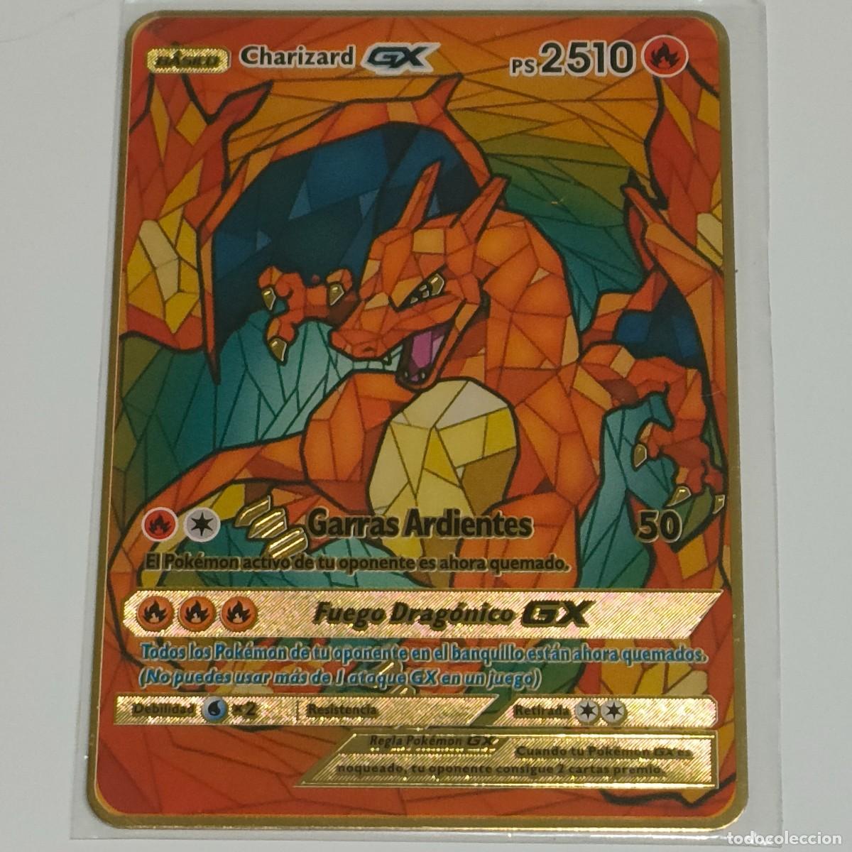 POKEMON GOLD - CHARIZARD GX GARRAS ARDIENTES - PERFECTO
