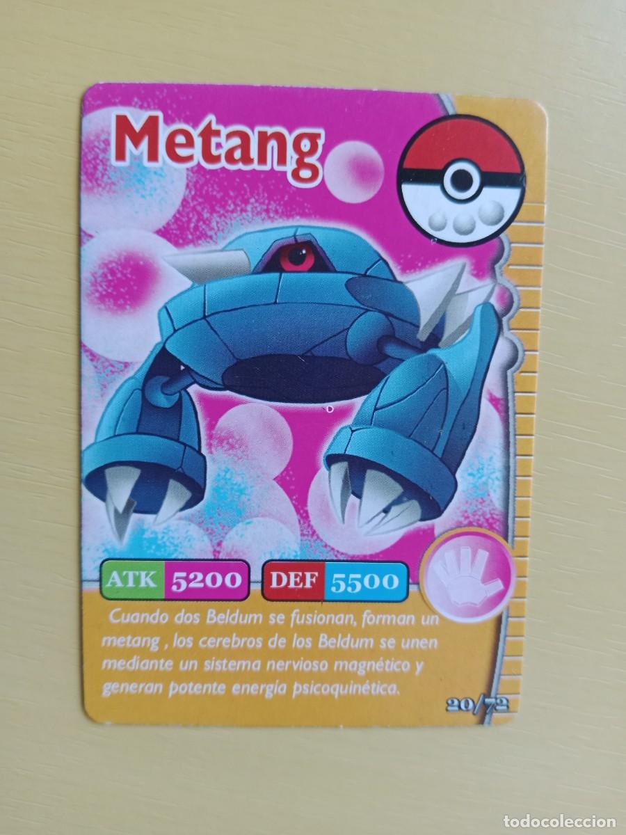 METANG - CARTA POKÉMON GO Nº 20/72 - AÑO 2018.