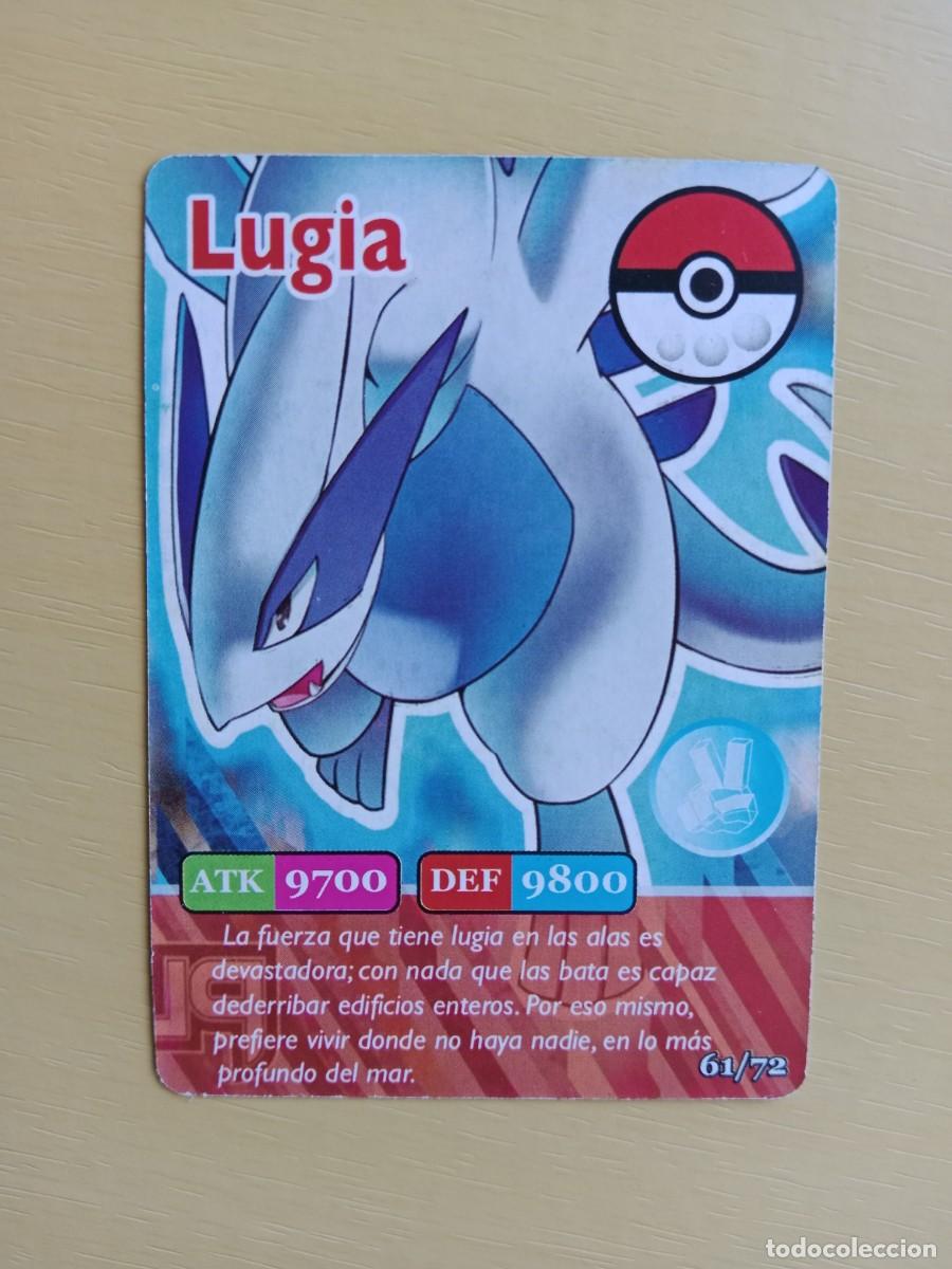 LUGIA - CARTA POKÉMON GO Nº 61/72 - AÑO 2018.