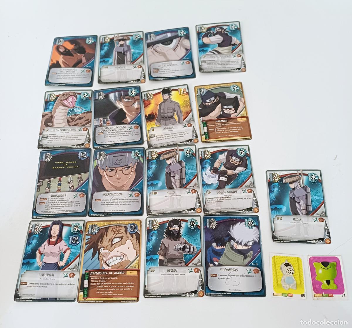 LOTE 17 TRADING CARD CARTA NARUTO BANDAI 2007 CARD GAME MASAHSI KISHIMOTO