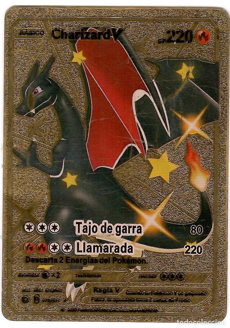 Cromo dorado Pokemon: Card Charizard V SP 220