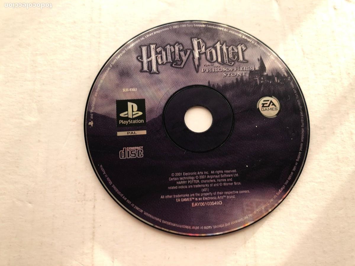 HARRY POTTER AND PHILOSOPHERS STONE - PSX PS1 PLAYSTATION 1 PLAY STATION ONE KREATEN