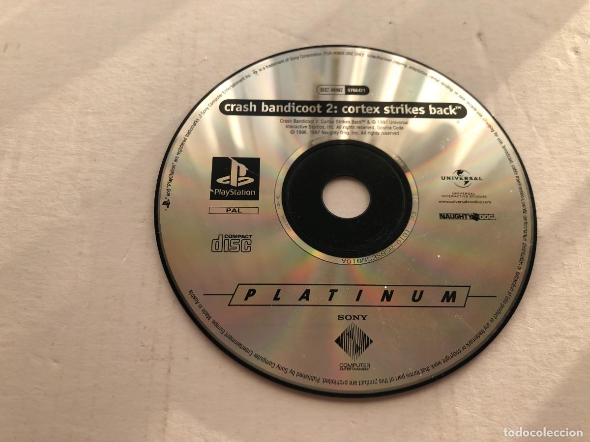CRASH BANDICOOT 2 CORTEX STRIKES BACK PLATINUM - PSX PS1 PLAYSTATION 1 PLAY STATION ONE KREATEN