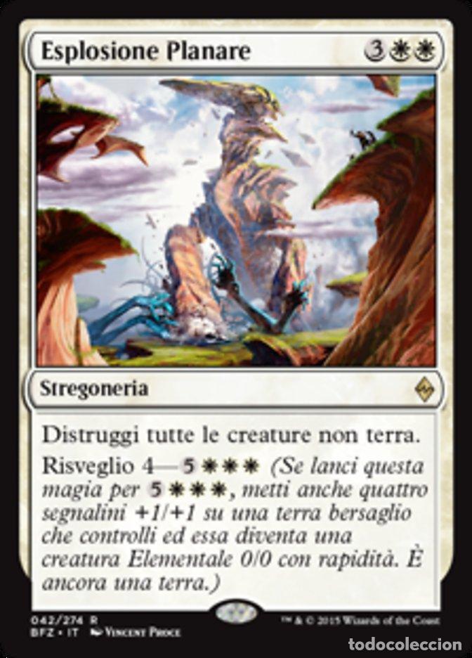Carta MTG-Esplosione Planare-Battaglia per Zendikar-N.042-ITA-EX-Rare - Magic the Gathering