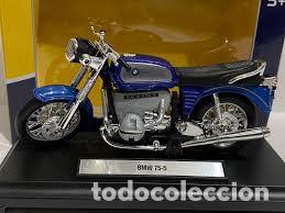BMW 75-5 Escala 1:18 WELLY Legendary Bikes