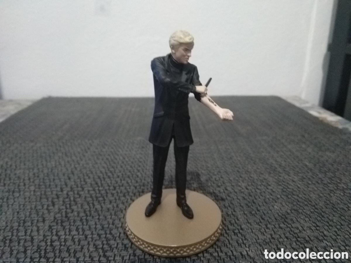 FIGURA RESINA DRACO MALFOY HARRY POTTER ORIGINAL TM WARNER BROSS UNOS 10-12CM
