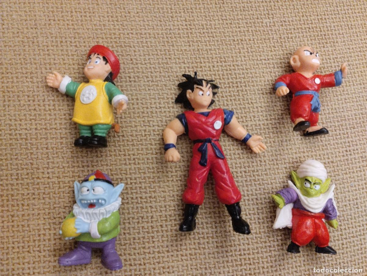 Lote figuras de goma antiguas Dragón ball