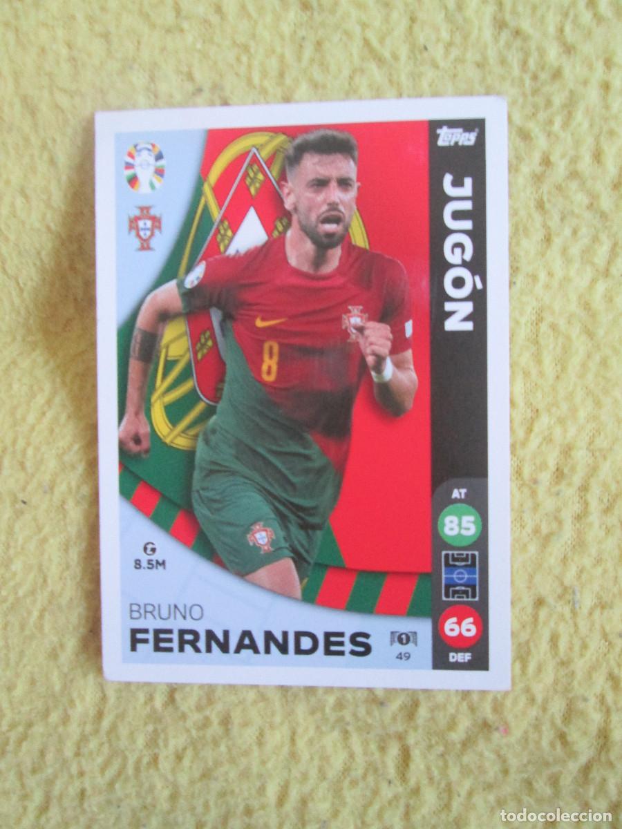 BRUNO FERNANDES 49 TOPPS Match Attax LIDL UEFA EURO 2024