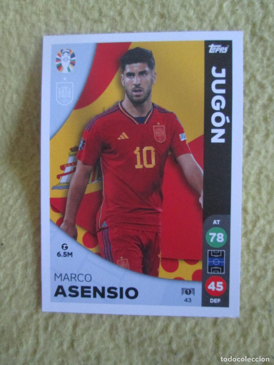 MARCO ASENSIO 43 TOPPS Match Attax LIDL UEFA EURO 2024