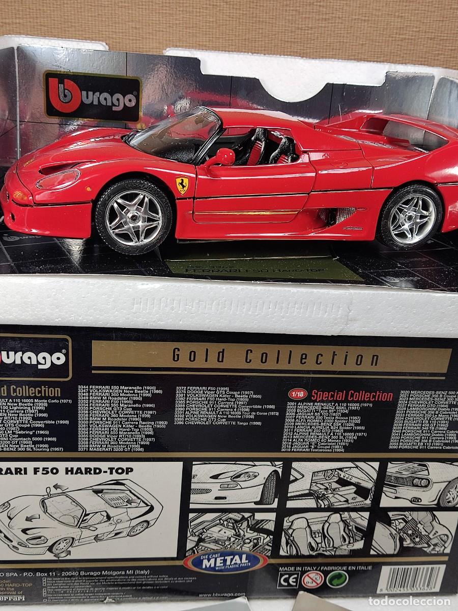 BBURAGO FERRARI F50 HARD TOP E 1:18