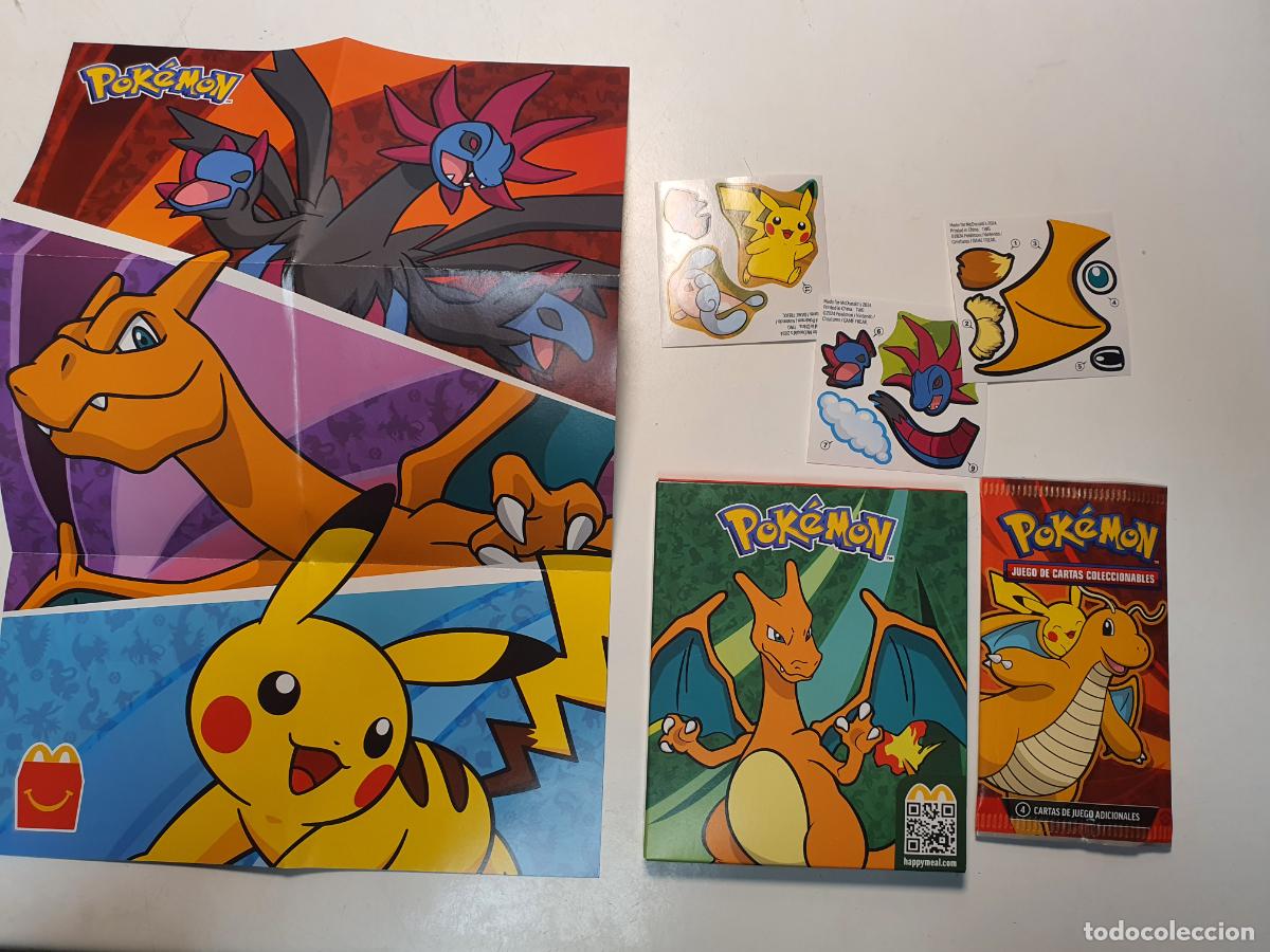 CARTA CARTON SOBRE - POKEMON MCDONALDS MC DONALDS 2024 - CAJA CHARIZARD -- CARTAS CROMOS