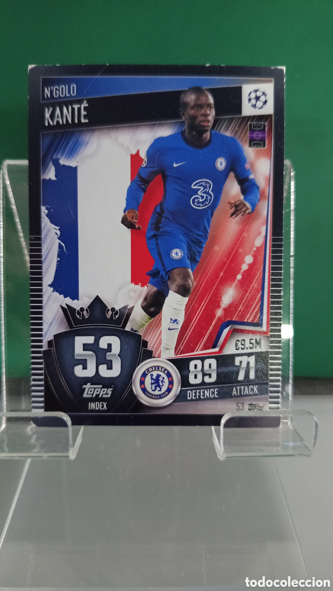 ❇️ CROMO TRADING CARD KANTÉ CHELSEA 53 TOPPS MATCH ATTAX CHAMPIONS 2020 2021 20 21❇️