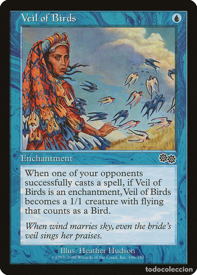 Carta MTG-Velo di Rondini-Saga di Urza-N.106-ITA-EX-Common - Magic the Gathering