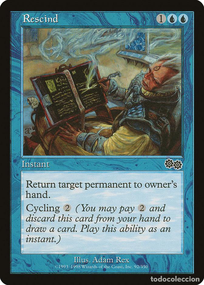 Carta MTG-Rescindere-Saga di Urza-N.092-ITA-Good-Common - Magic the Gathering