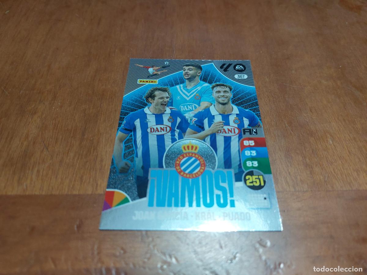 367 VAMOS ESPAÑOL. ADRENALYN XL. 2024-2025. LIGA 24-25. CROMO. CARTA. COMO NUEVA