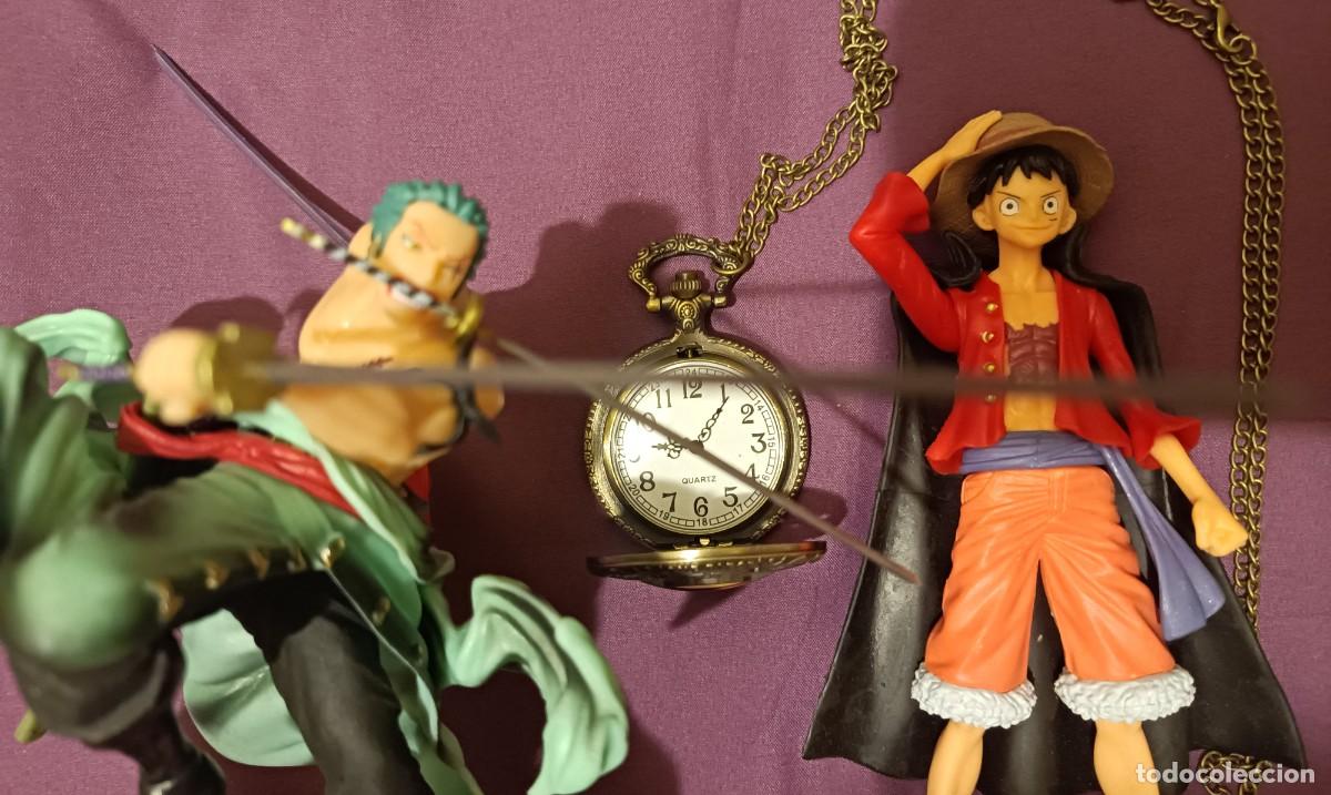 Pack One Piece - reloj funcional y 2 figuras PVC