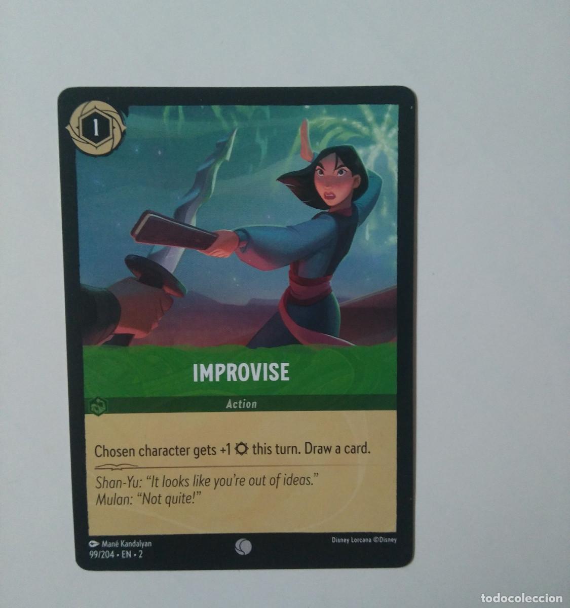2024 lorcana disney carta disney trading card rapunzel tangled 099 99 mulan comun