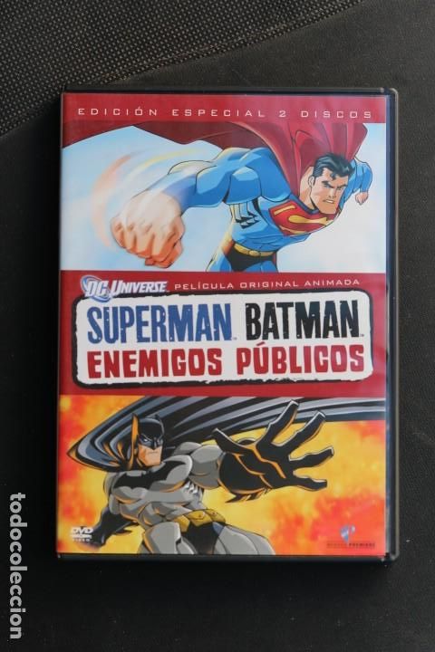DVD. SUPERMAN BATMAN ENEMIGOS PÚBLICOS. Edición Especial 2 discos. DC Universe Película Animación