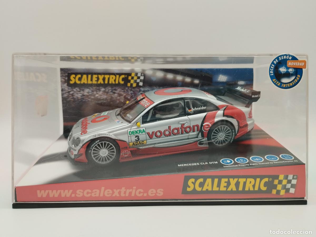 MERCEDES CLK DTM ”SCHNEIDER” REF. 6117 SCX COCHE CIRCUITO SLOT CAR 1/32 SCALEXTRIC CARRERA