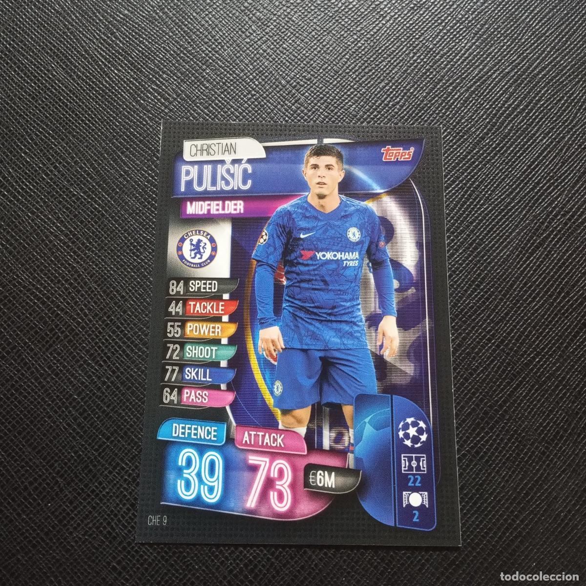 PULISIC CHELSEA TOPPS MATCH ATTAX 2019 2020 CROMO 19 20 - (MD09-10/4) PG39