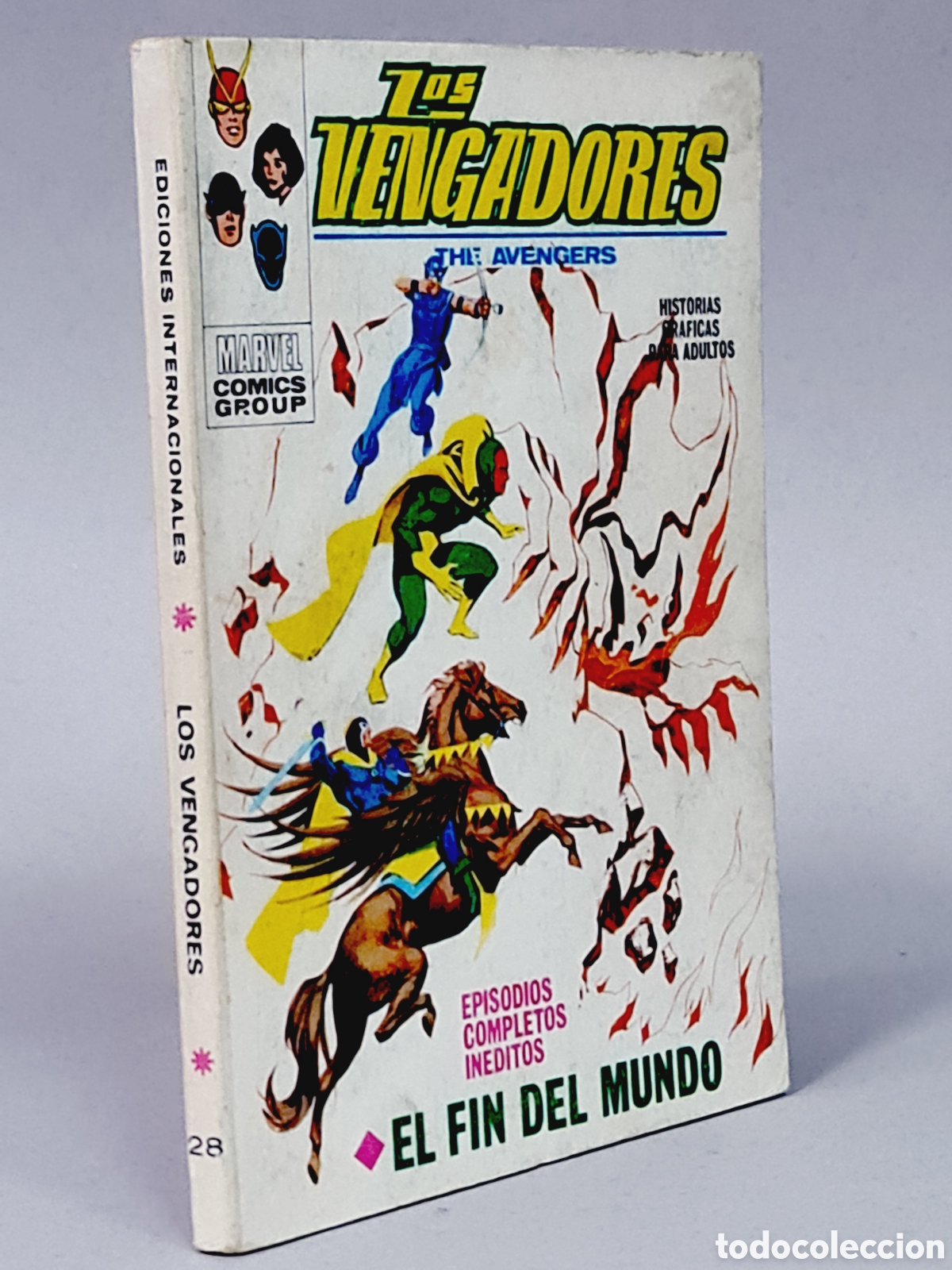 LOS VENGADORES 28 EL FIN DEL MUNDO MARVEL TACO COMICS VÉRTICE NORMAL ESTADO