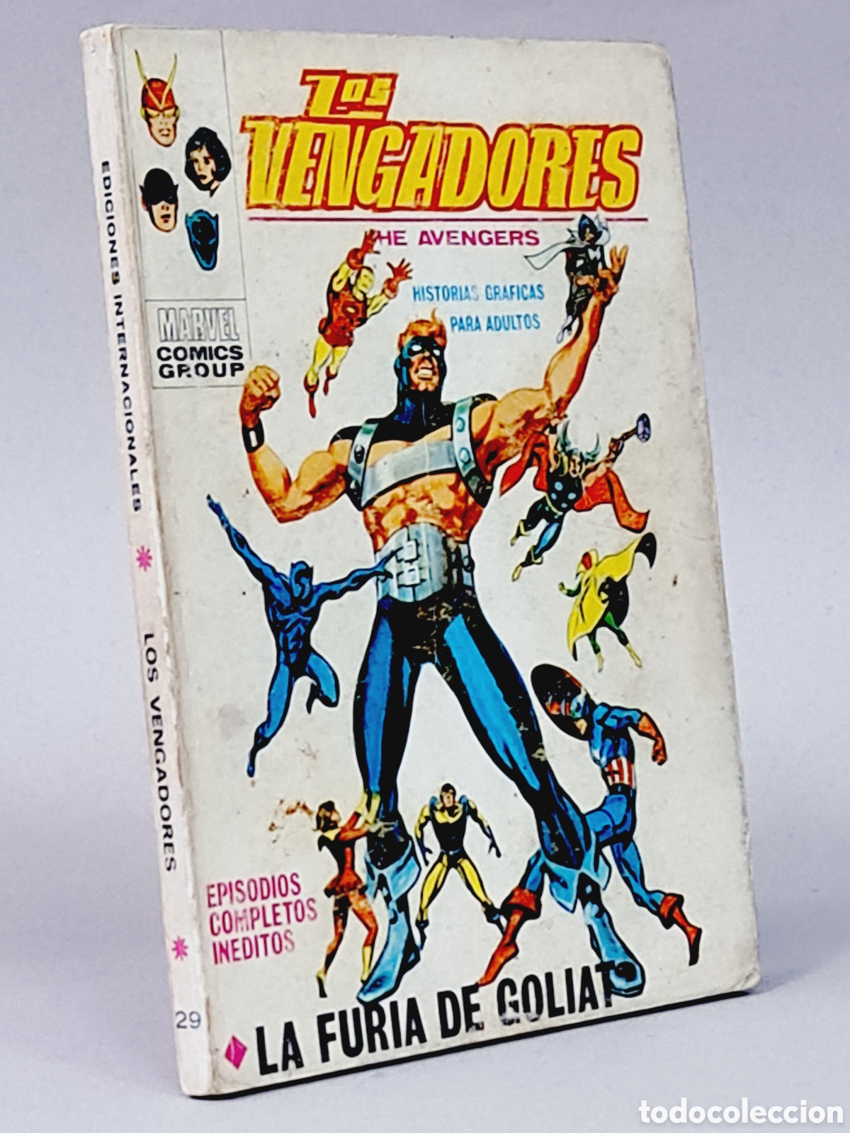 LOS VENGADORES 29 LA FURIA DE GOLIAT MARVEL TACO COMICS VÉRTICE NORMAL ESTADO