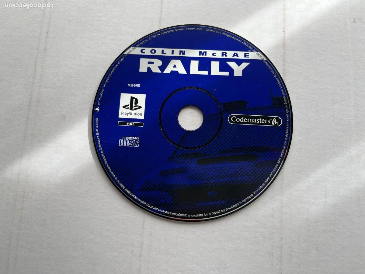 COLIN MC RAE RALLY 1 - PSX PS1 PSONE PLAYSTATION 1 PLAY STATION ONE KREATEN