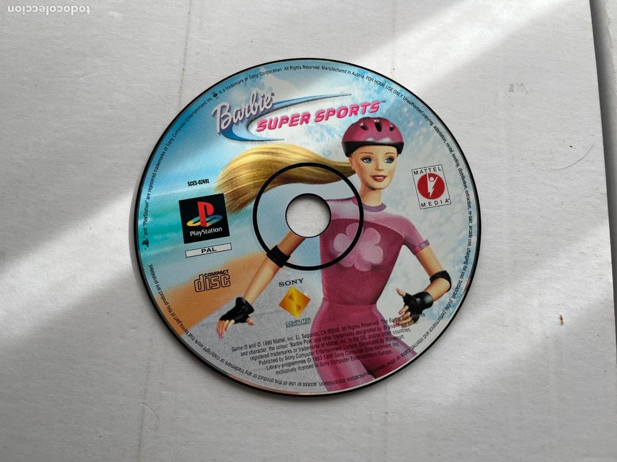 BARBIE SUPER SPORTS - PSX PS1 PSONE PLAYSTATION 1 PLAY STATION ONE KREATEN