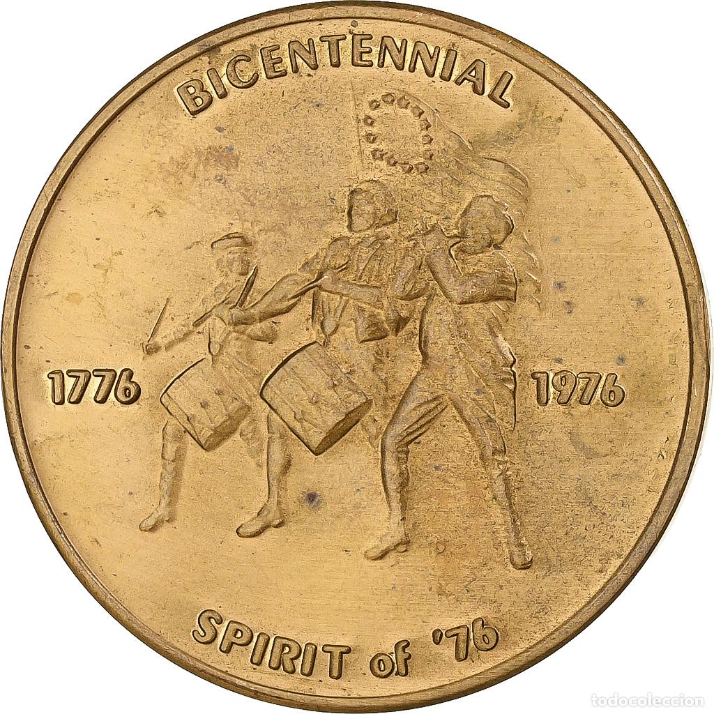 [#1505127] Estados Unidos, medalla, Bicentennial - Spirit of '76, 1976, Bronce, EBC