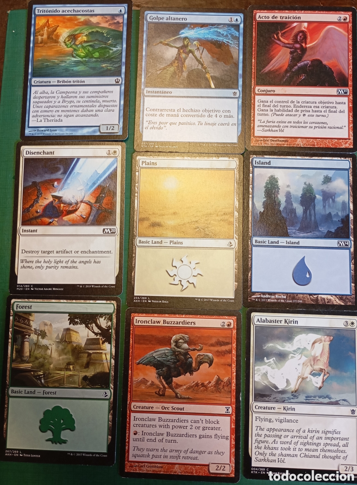 Trading card Magic the gathering deckmaster lote de 142