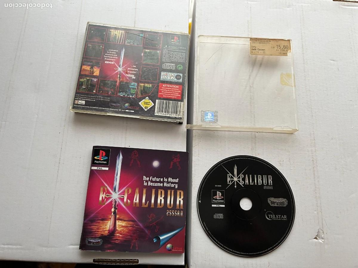 EXCALIBUR 2555 AD - PSX PS1 PSONE PLAYSTATION 1 PLAY STATION ONE KREATEN
