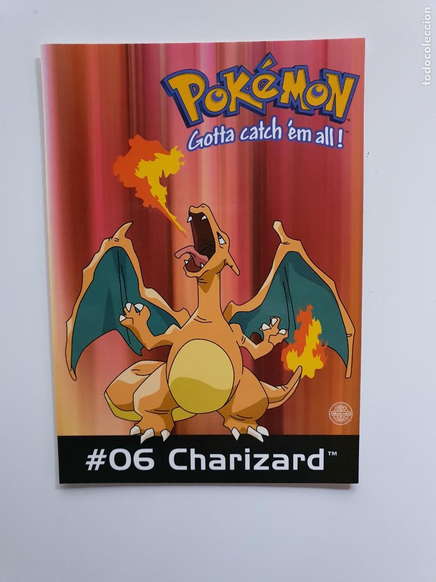 POSTAL CROMO TARJETA - POKEMON 2000 - CHARIZARD