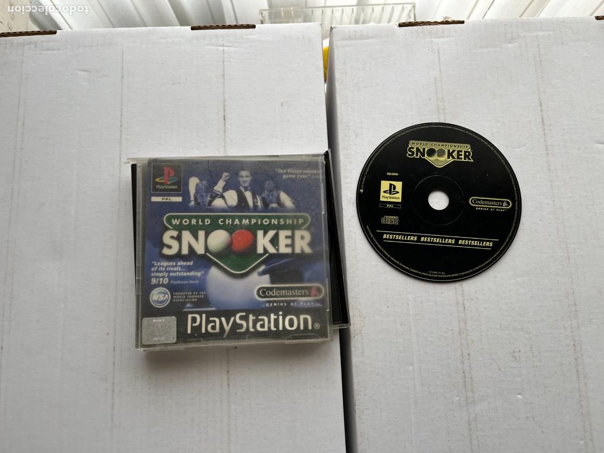 WORLD CHAMPIONSHIP SNOOKER - PSX PS1 PSONE PLAYTATION 1 PLAY STATION ONE KREATEN