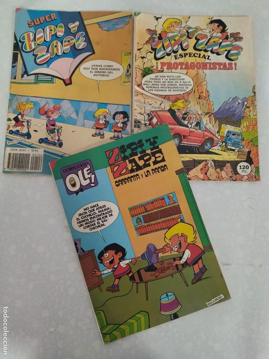 Zipi y Zape colección Olé carpanta y la panda, super zipi y zape y especial protagonistas