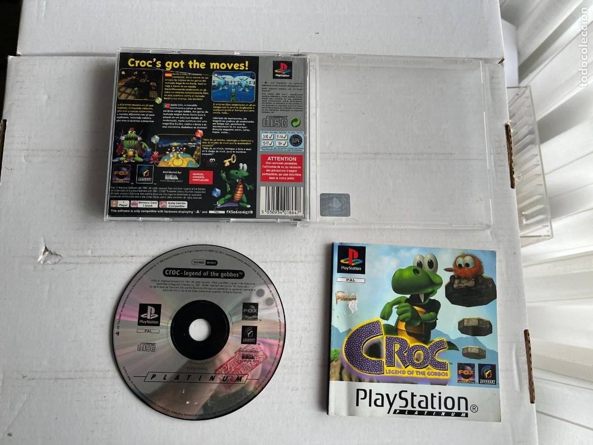 CROC LEGEND OF THE GOBBOS PLATINUM - PSX PS1 PSONE