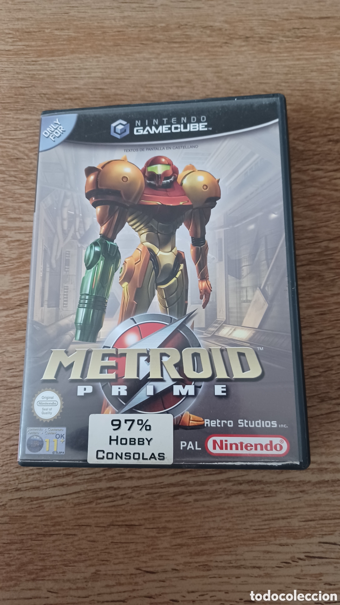 Juego Metroid Prime Nintendo GameCube. PAL. CASTELLANO. MANUALES, POSTER, LIBRO INTERIOR