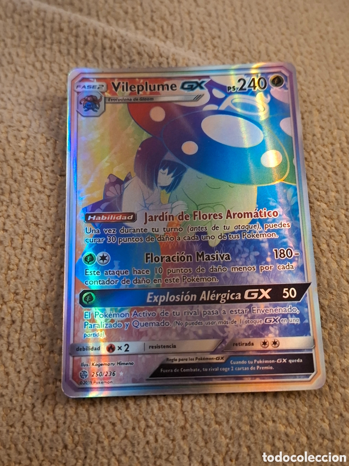 POKEMON VILEPLUME GX EXPLOSIÓN ALÉRGICA GX