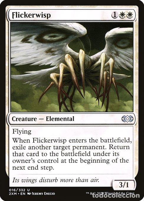Carta MTG-Flickerwisp-Double Masters-16-EN-EX- U Foil - Magic the Gathering