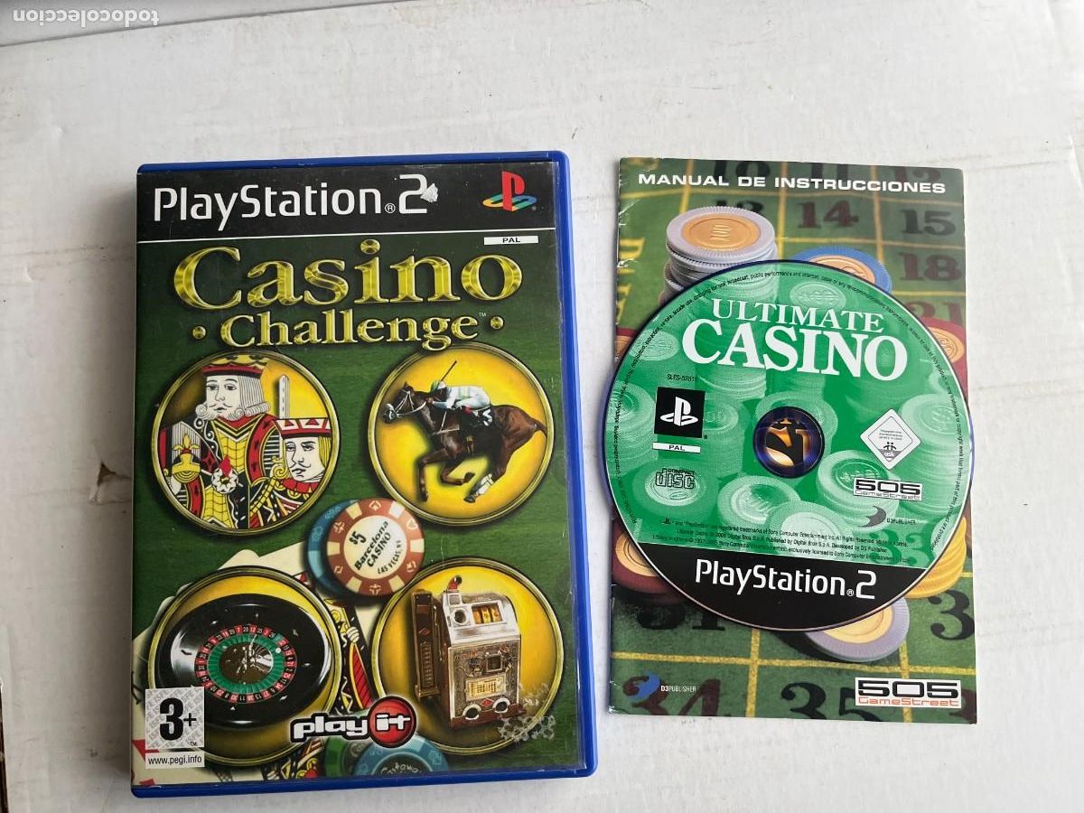 CASINO CHALLENGE- PS2 PLAYSTATION 2 PLAY STATION TWO KREATEN