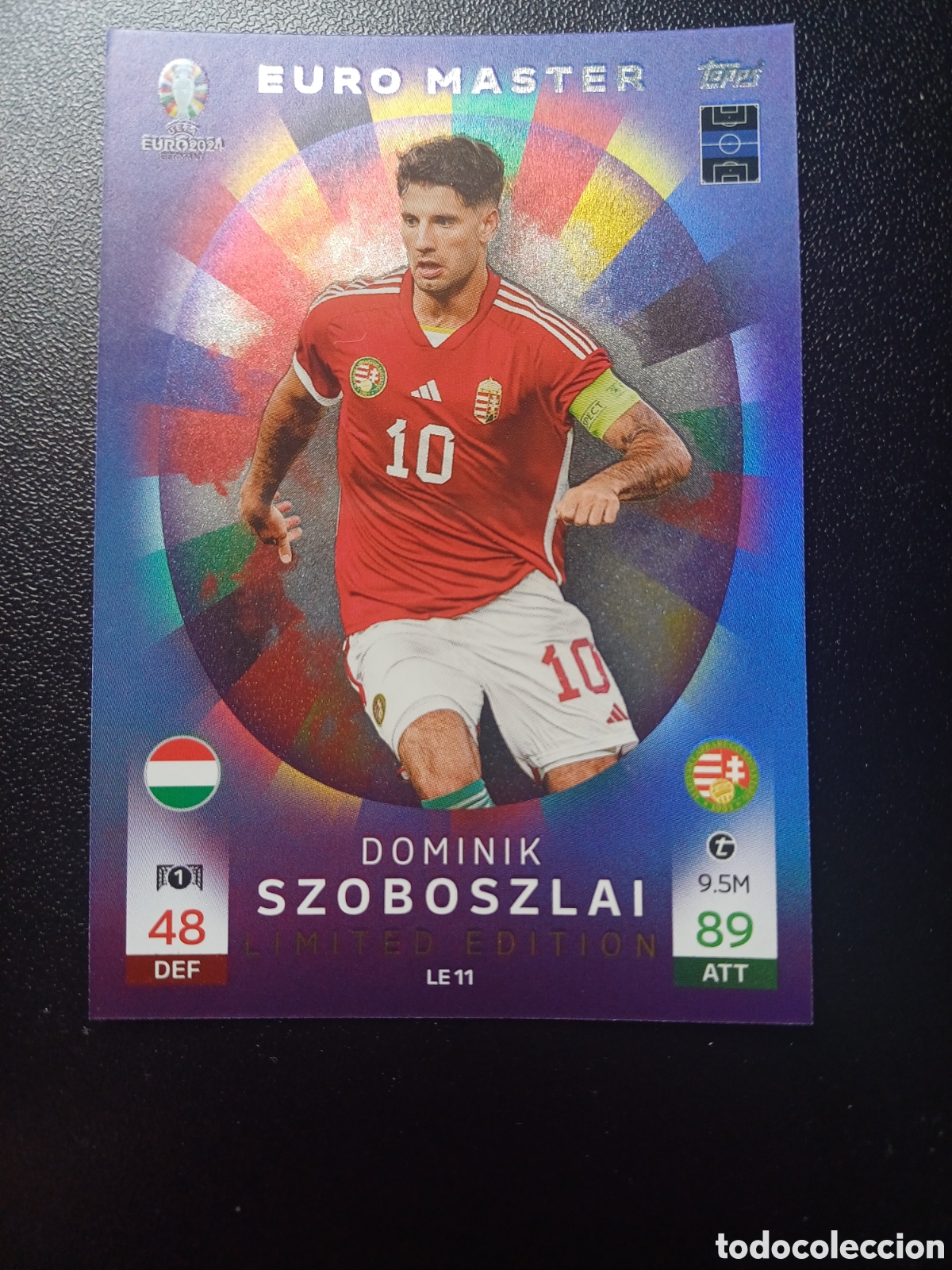 #LE11 DOMINIK SZOBOSZLAI HUNGARY LIMITED EDITION TOPPS MATCH ATTAX EURO 2024