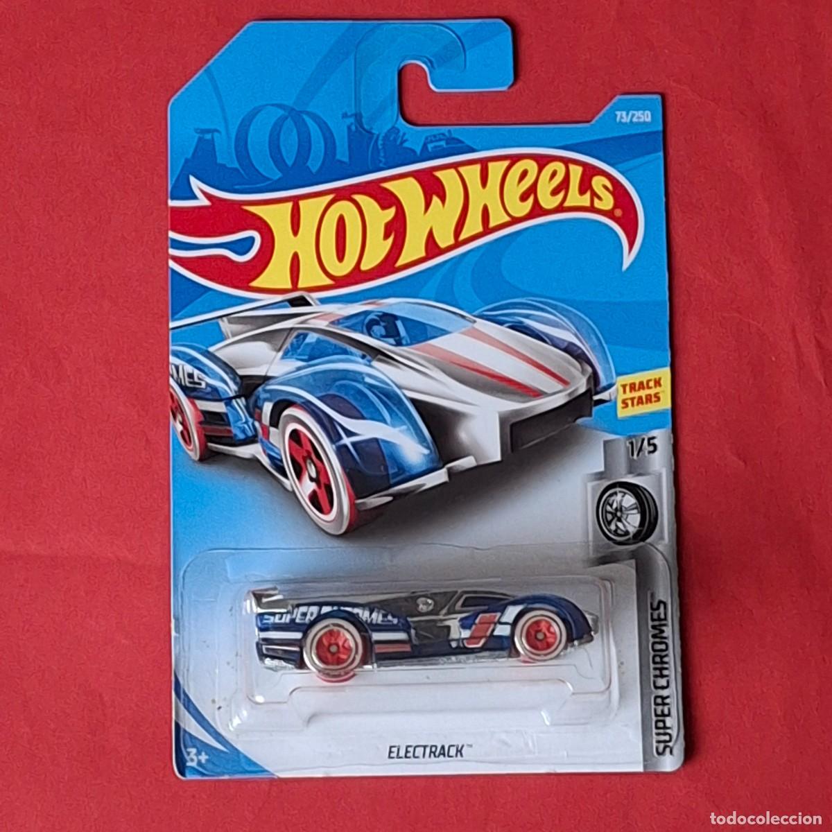 HOT WHEELS 2019 (73/250) - ELECTRACK - SUPER CHROMES 1/5 - NUEVO EN BLISTER - ESCALA 1:64