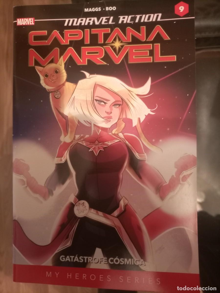 Cómic Marvel Action CAPITANA MARVEL N° 9 MY HEROES SERIES con 64 pgs. LODELSCOMICS